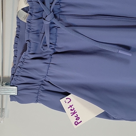 Lululemon Blue W6BQNS Stretch High Rise Crop Pants 2 - Picture 3 of 12